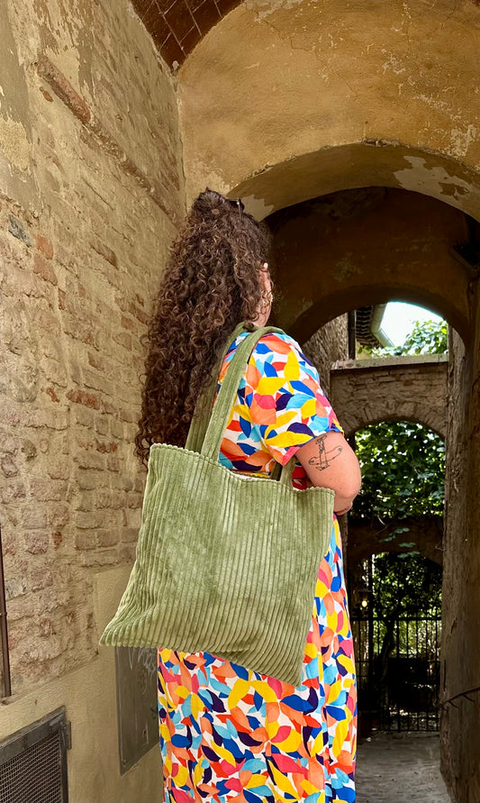 Le tote bag vert